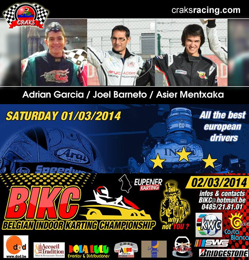 Adrian Garcia, Joel Barneto ( Joeluco ) y Asier Mentxaka acudirán al BICK 2014 y The Champ of the Champs Race 2014