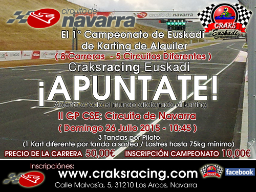 V GP CSE: Circuito de Navarra 29/06/2014